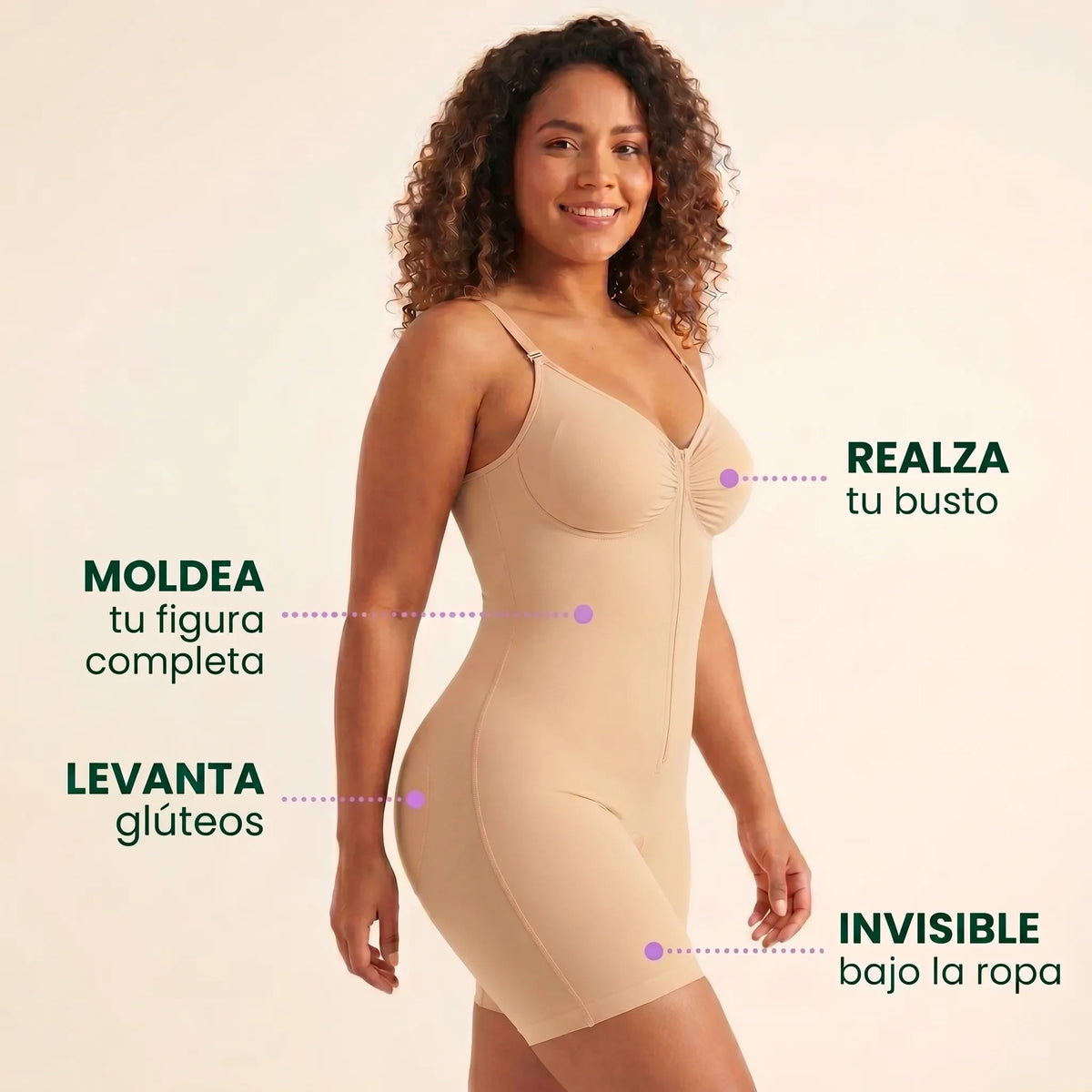 ShapeAll™ — Body Moldeador | Moldea figura completa + realza busto + Regalo incluido! 🎁